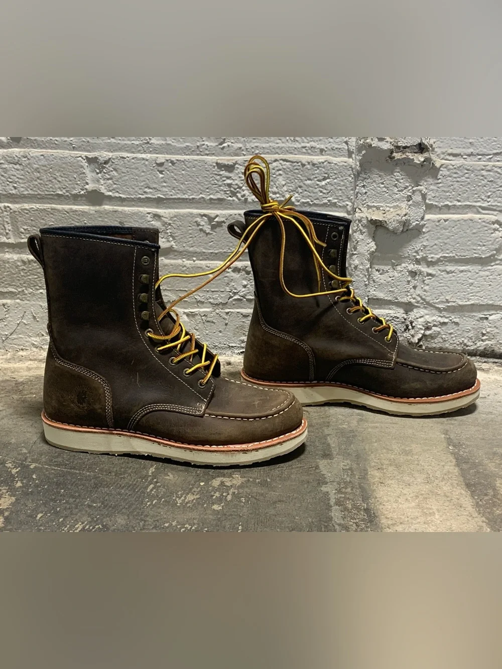 NWOB Rock Rooster Mantua 8” MENS Soft Toe Work Boots - 11.5 MENS - Picture 14 of 16